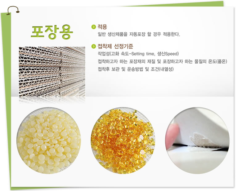 Hot Melt for packaging